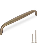 Antique Brass Cabinet Pulls 10 Pack Center To Center 5 Inch Vintage Kitchen Cabinet Handles with screws