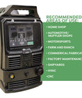 Heavy Duty 80 Amp Cnc Plasma Cutter With Ptm Machine Torch And Blowback Ignition For Painted Or Rusted Metals Includes 24 Foot Cable With Euro Quick Connect Built Tough For Badass Shop Performance control panel and use recommendations