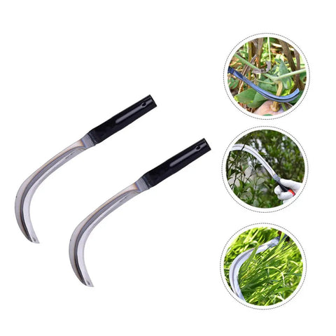 Durable Weeding And Mowing Tool Set Ergonomic Rustproof Lightweight Sharp For Effortless Gardening One Handed Use With Time Saving Design