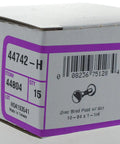 Top Notch Zinc Plated Steel Binding Posts And Screws Pack Of 15 Chicago Screws in a box showing item and quantity details.