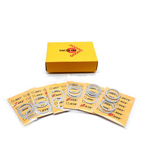 11/16 By 24 Barrel Shim Kit For 450 Bushmaster And.458 Caliber Barrels, M1A M14 Gas System Shims, 20 pack in yellow packaging
