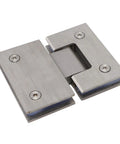 Frameless Glass Shower Door Hinge Stainless Steel Dual Action 180 Degree For 8 To 12mm Glass Smooth Inward And Outward Swing