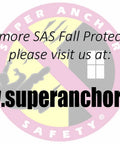 Super Anchor Safety website link for SAS Fall Protection at www.superanchor.com
