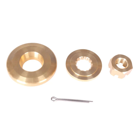 All In One Boat Propeller Hardware Kit For Evinrude Johnson 60HP To 130HP And Mercury Engines Includes Thrust Bushing Spacer Nut Keeper And Cotter Pin