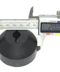 Durable Rubber Winch Line Stopper and Synthetic Cable Saver for ATV UTV Jeep and ORV Winches with caliper measurement