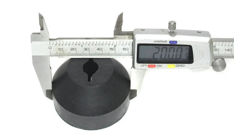 Durable Rubber Winch Line Stopper and Synthetic Cable Saver for ATV UTV Jeep and ORV Winches with caliper measurement