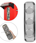 Magnetic Parts Tray Set Of 3 For Nuts Bolts And Small Metal Parts With Extra Strong Magnets Thickened Stainless Steel Trays Handy Garage Or Shop Setup