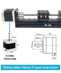 Sleek X Y Z Axis Linear Motor Drive Kit With T Type Self Locking Slide Rail And High Speed 17 Stage Table For Precision Motion Control 40mm Wide, 40mm body