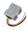 Heavy Duty DC DC Step Down Converter Buck Module transforms 36V Or 48V input to a clean 13.8V output for electric vehicles with heat sink.