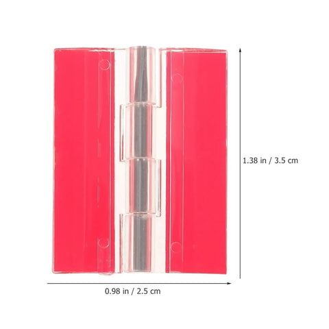 Self Adhesive Hinges Set For Cabinets And Pianos 5 Pack Durable Easy Install shown with dimensions 3.5 cm by 2.5 cm