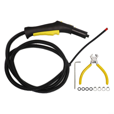 Replacement Steam Hose For Multi Model Steam Cleaners SC1 SC2 SC3 SC4 With Reinforced Flexible Design, includes tools and washers.