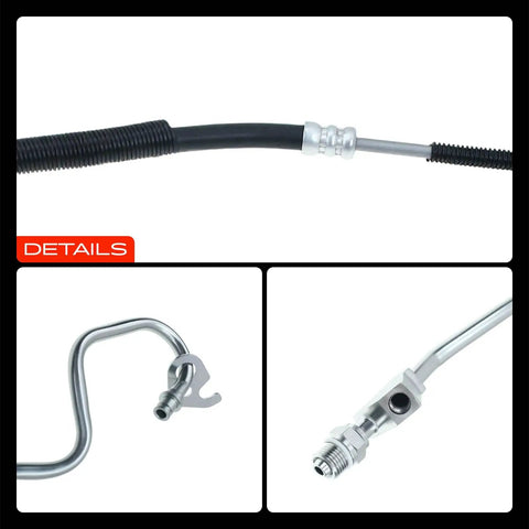 Pro Grade Power Steering Pressure Hose Assembly for Ford Focus 2008 2009 2010 2.0L With O Ring Pump to Rack Gear Leaks Gone Durable
