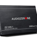 Beast 2000W Monoblock Class D Car Amplifier with One Ohm Stable MOSFET Power and Low Pass Crossover front view