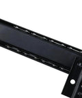 1 Pair Soft Close Drawer Slides For Under Desk Keyboard Tray Rails Built To Last 14 Inch Side Mount Heavy Duty Cabinet Glides Ball Bearing Full Extension Kitchen Cabinet Rails 100 Lb Capacity black steel close-up