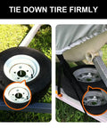 Trailer Spare Tire Mount Bracket U Bolt Tire Carrier Holder Side Mount Fits 4 Lug 5 Lug Up To 15 Inch Tire Easy Install