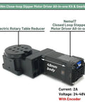 Plug And Play Motorized Rotary Table With Hollow CNC Rotating Platform And Precision Reducer Positioner For Smooth Mechanical Arm Upgrades Featuring Reliable 0.4Nm Torque Kit And 100Mm Base, featuring electric rotary table reducer and Nema17 closed loop stepper motor.