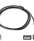 Six Foot USB 2.0 A To B Cable For Roland V Drum Modules TD17 TD25 TD27 TD30 Shielded Silver Plated Connectors 480 Mbps