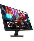 27 Inch Monster Monitor With 100 Hz Refresh Dual HDMI And VGA 1ms Response Time 99 Percent sRGB Built In Speakers Eye Care Matte Black Finish E275W 19203R Series