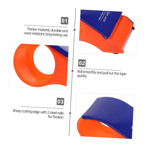 Close-up of Doitool 3 Pack Nonslip Tape Cutting Machines for Food Bags, showing the durable design and sharp cutting edge.