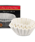 8 To 12 Cup Coffee Filter Pack 100 White Filters Fit Most 8 To 12 Cup Brewers Stay In Place Design No Mess Chlorine Free Paper