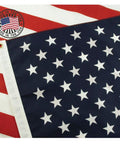 American Flag 3x5 Outdoor Flag Made In The USA 70 Polyester 30 Cotton Blend UV Fade Resistant Waterproof Durable Brass Grommets Vibrant Colors