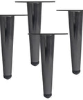 Beefy Sixty Centimeter Tapered Iron Sofa And Table Leg Set Four Pack Replacement Legs For Benches Chairs And Workbenches