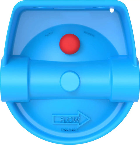 Top view of OB1 Filter Housing 10 Inch Opaque Whole House Water Filter Housing With Integral Mounting Bracket And Three Quarter Inch NPT Inlet