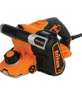 Orange Beast 750W 2 in 1 Electric Wood Planer and Sander with adjustable handle and depth control, side view