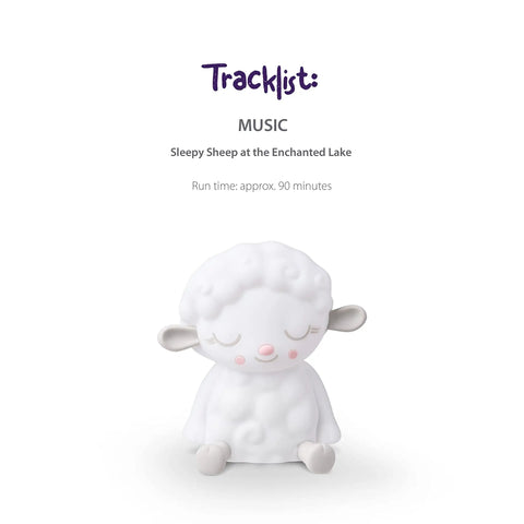 Night Light For Kids Sleep Aid With Sleepy Sheep Audio Play Character From Sleepy Friends Cozy Glow on white background