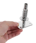 4 Pack Sofa Height Adjustment Hinge Screws For Headrest And Armrest Upgrades Universal Recliner Parts 2.5x1.3 Inch shown in hand
