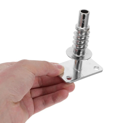 4 Pack Sofa Height Adjustment Hinge Screws For Headrest And Armrest Upgrades Universal Recliner Parts 2.5x1.3 Inch shown in hand