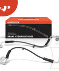 Front Brake Hydraulic Hose Set For Jeep Wrangler 2008 2009 2010 Front Left And Right Hoses Heavy Duty Direct Fit For JK Series