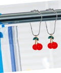 12 Pack Shower Curtain Hooks Hanging Rings For Easy Glide Curtain Rods No Snag No Fuss Easy To Clean Rust Resistant Metal Hangers