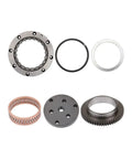 Upgrade Your Ride With This Heavy Duty Starter Clutch One Way Bearing Gear Kit Compatible For Yamaha 1999 To 2009 Featuring Oil Resistant Damping To Buffer Shock Reduce Idle Jitter And Cut Engine Noise With Anti Rust Coating Ensures Durability, clutch parts set