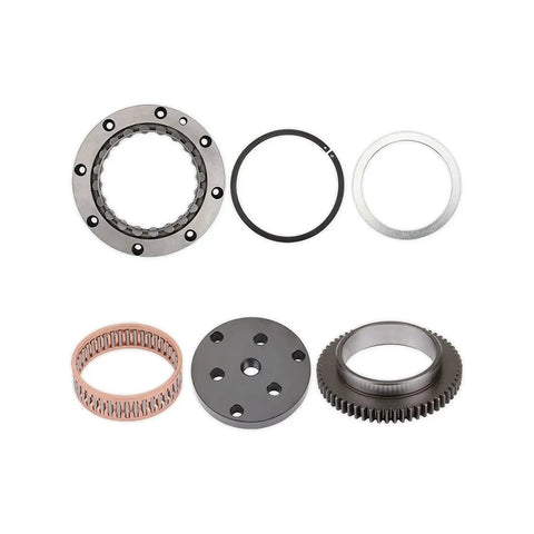 Upgrade Your Ride With This Heavy Duty Starter Clutch One Way Bearing Gear Kit Compatible For Yamaha 1999 To 2009 Featuring Oil Resistant Damping To Buffer Shock Reduce Idle Jitter And Cut Engine Noise With Anti Rust Coating Ensures Durability, clutch parts set