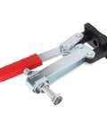 Beefy Heavy Duty Horizontal Toggle Clamp For Metal Plates And Circuit Boards 636 Kg Clamp Force Iron And Plastic Build Comfortable Plastic Handle