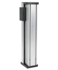 Full Enclosed Actuator Aluminum Sliding Table With 155mm Stroke High Precision Screw Drive for CNC robotics side view.