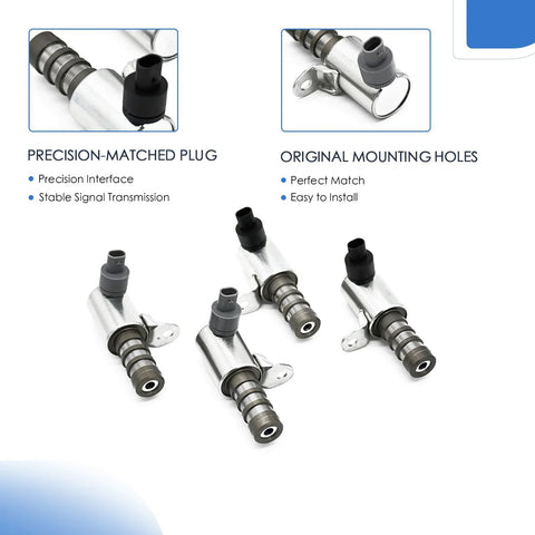 VVT Solenoid Camshaft Position Actuator for Ford V6 3.7L 3.5L 3.3L Engines Compatible With Edge Explorer Expedition F150 Mustang Navigator Taurus Transit 11 23 Premium Engine Timing Replacement shown in packaging.