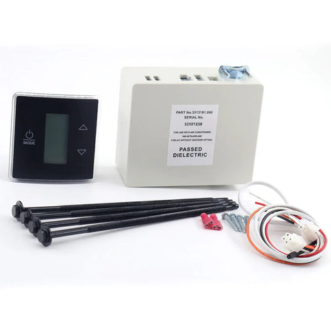 RV Wall Thermostat And Relay Box For Heat And Cool Control No Fuss Replacement Part For Camper Air Conditioners With LCD Display