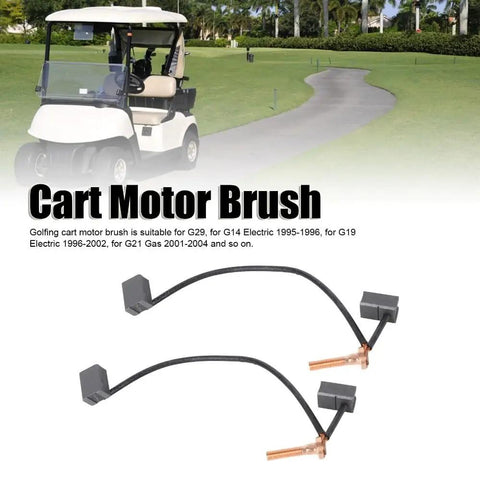 2 Pack JU2-H1801-00 Golf Cart Motor Brushes Direct Replacement For Yamaha G14 G16 G19 G22 G29 Drive Models Hitachi DM430-06 Motor