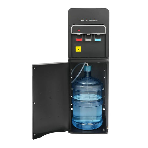 Bottom Loading Water Cooler Dispenser For 5 Gallon Bottle With Cold Warm And Hot Settings, Child Lock, Low Water Indicator Light