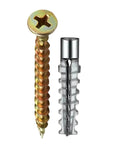 Heavy Duty Hollow Wall Expansion Screw Kit With Self Tapping Anchors For Quick No Drill Mounts In Cabinets TVs Curtains Paintings And Wall Panels 6mm And 8mm Options Secure Easy Install, carbon steel anchor and screw