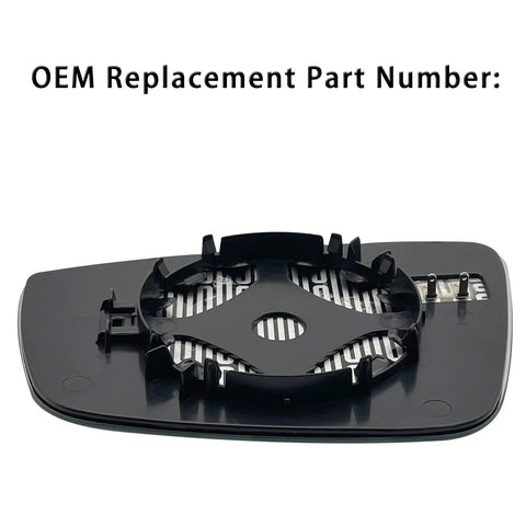 Passenger Side Mirror Lower Glass Replacement For 2011 2012 2013 2014 2015 2016 2017 2018 Volkswagen Passat Jetta Beetle With Rear Holder