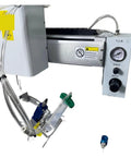 High Speed Epoxy Resin and Polyurethane Glue Dispenser for Semi Automatic Desktop Gluing and Sealing Machines Pro Grade Single Component Adhesive Applicator for Precise Fast Dispensing in Industrial and DIY Bonding, metal unit with hose and gauge