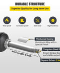 Heavy Duty 1 Inch Pneumatic Air Impact Wrench Shreds Stubborn Lug Nuts Like Warm Butter And Spits Out 3800Nm Torque showing durable aluminum alloy construction.