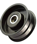 Super Cool Drive Belt Tensioner Idler Pulley Replacement For Mercedes Benz C-Class E-Class GLK, black metal component with a bearing.