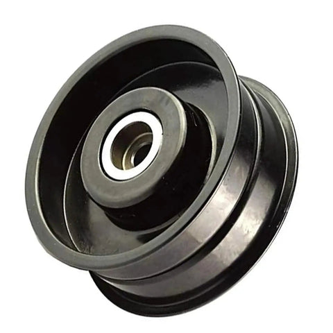 Super Cool Drive Belt Tensioner Idler Pulley Replacement For Mercedes Benz C-Class E-Class GLK, black metal component with a bearing.