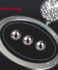 Ball bearings in Beefy 360 Degree Swivel Plate For Round Table Bases, Heavy Duty Aluminum Alloy Bearing Hardware, 10 Inch 250mm Size