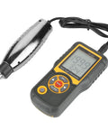 Four In One Vibration Meter With Piezo Sensor For Industrial Equipment Beefed Up Pro Grade Performance Measures Acceleration Velocity Displacement And Temperature In A Split Type Digital Tester Grey 150mm split-type vibrometer with probe and cable