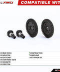 Two Piece 34T Main Differential Helical Gear And 14T Input Gear Set for Arrma 1/10 Scale RC Cars with compatibility list